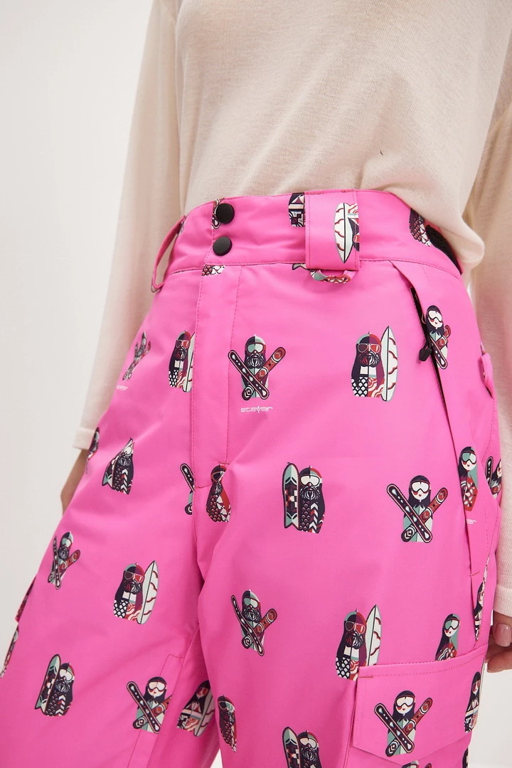 БРЮКИ ГОРНОЛЫЖНЫЕ УТЕПЛЕННЫЕ ТАКЛИК женские 24-22534 76 изображение 7