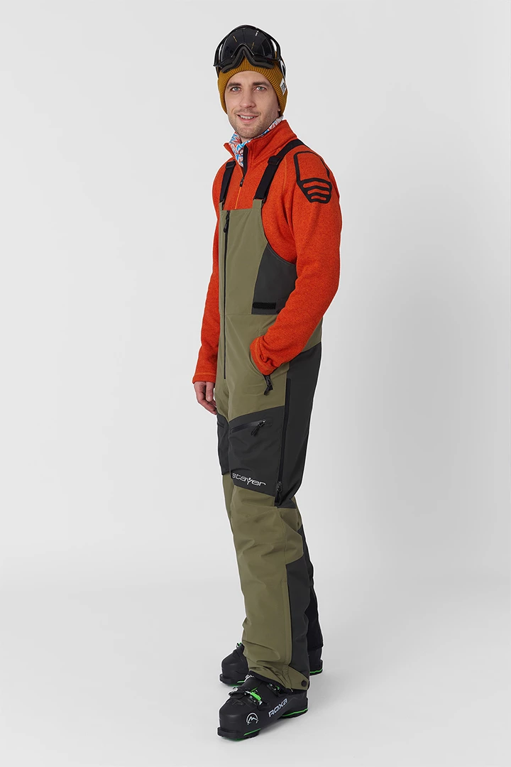 ПОЛУКОМБИНЕЗОН ГОРНОЛЫЖНЫЙ УТЕПЛЕННЫЙ АЯН мужской 25-12214 56 изображение 1