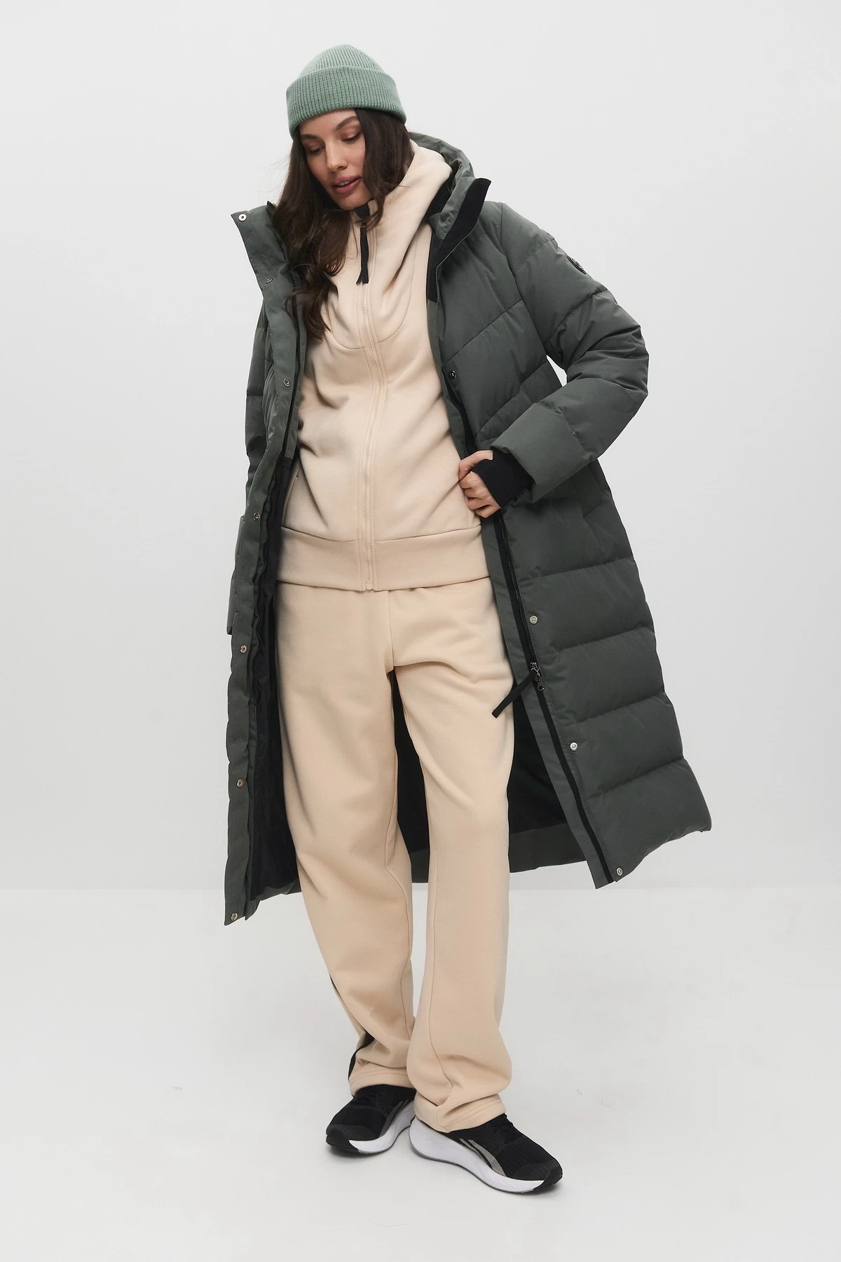 ПУХОВИК ЖЕНСКИЙ ДЛИННЫЙ женский 25-48624 56 изображение 12