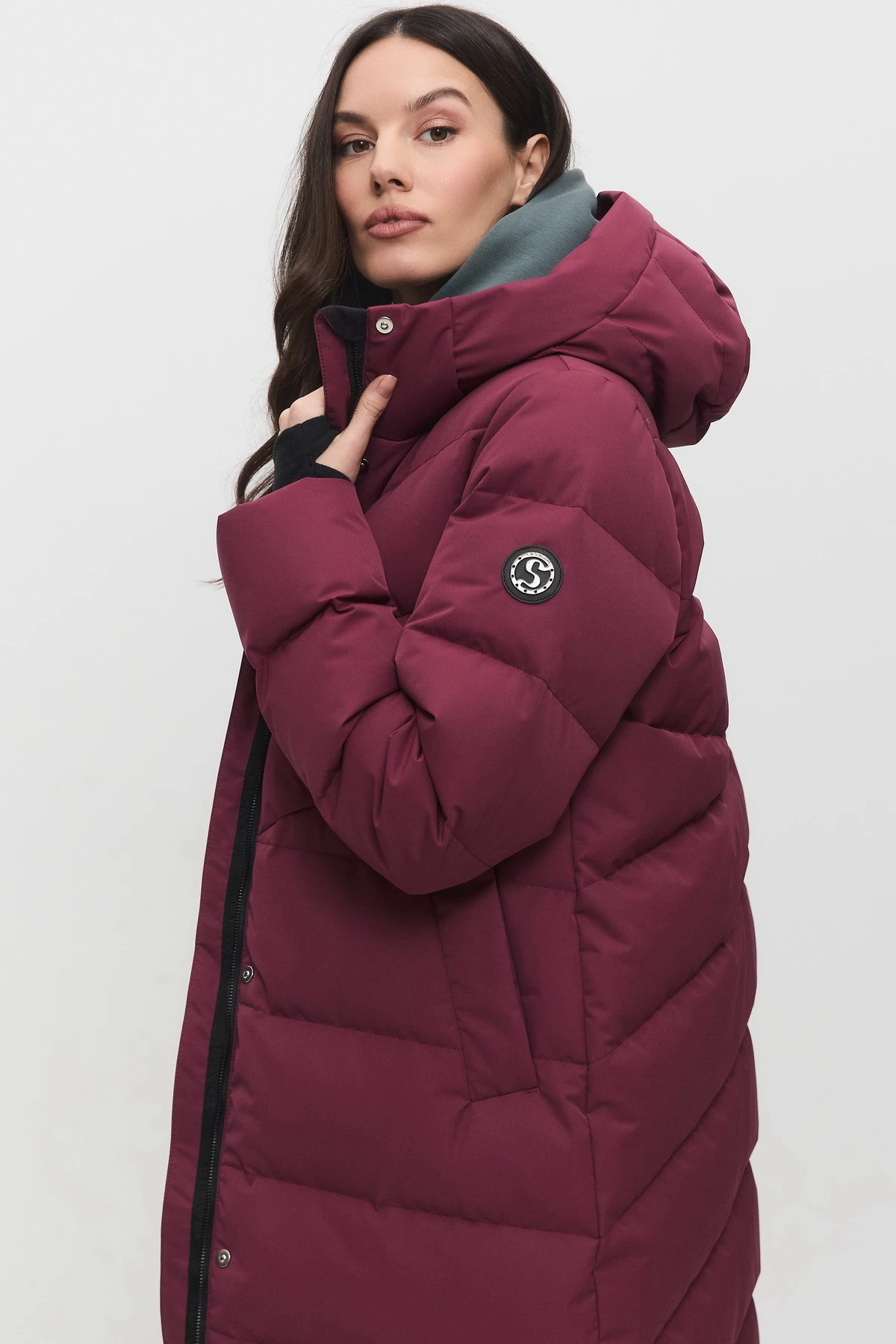 ПУХОВИК ЖЕНСКИЙ ДЛИННЫЙ женский 25-48624 79 изображение 4