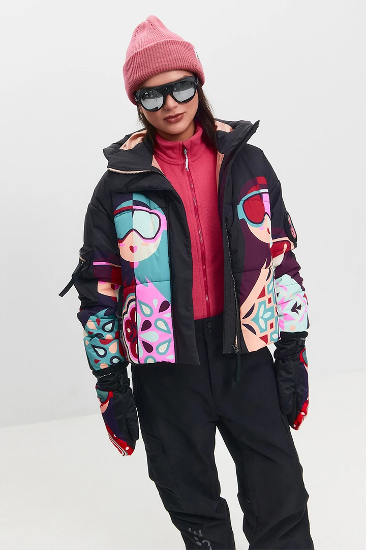 Куртка горнолыжная Матрешка женская 25-42523 10 изображение 23