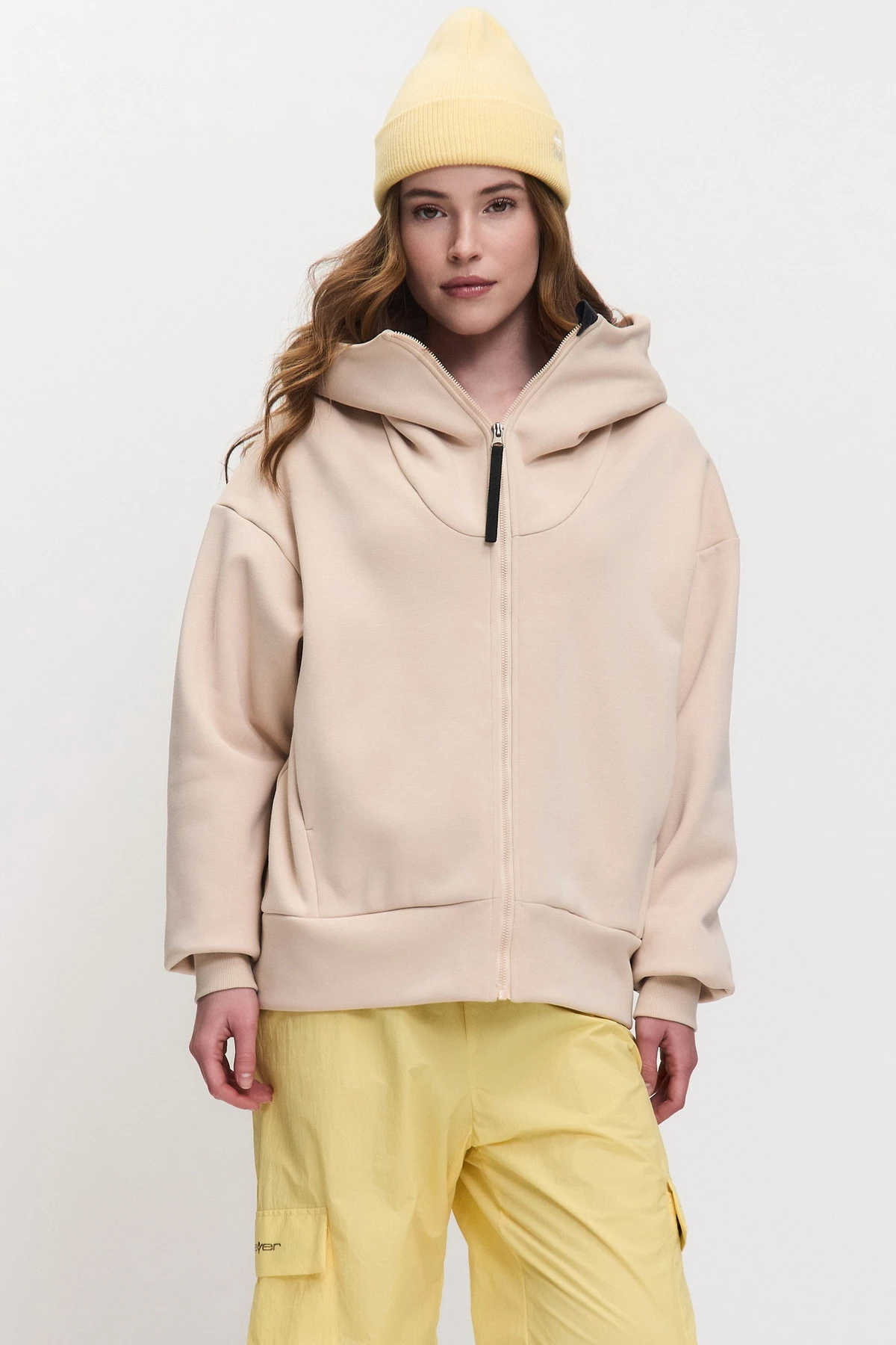 ДЖЕМПЕР ТРИКОТАЖНЫЙ ХЛОПКОВЫЙ НА МОЛНИИ женский 26-71822 06 изображение 1