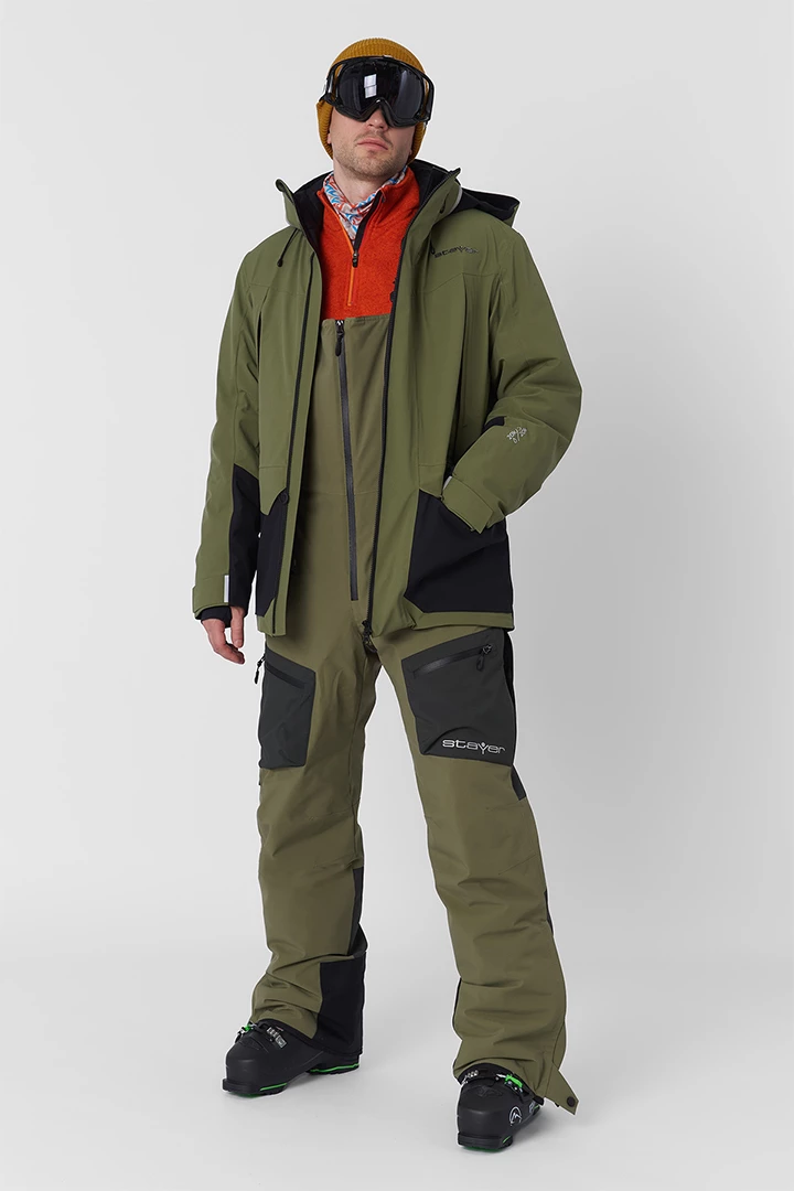 ПОЛУКОМБИНЕЗОН ГОРНОЛЫЖНЫЙ УТЕПЛЕННЫЙ АЯН мужской 25-12214 56 изображение 5