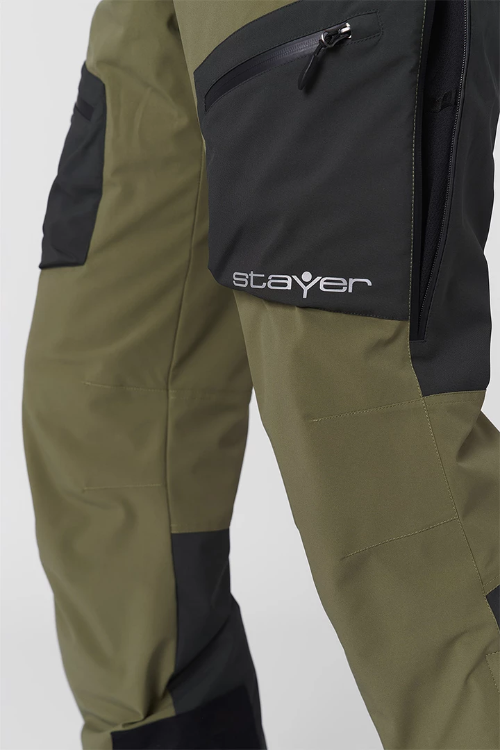 ПОЛУКОМБИНЕЗОН ГОРНОЛЫЖНЫЙ УТЕПЛЕННЫЙ АЯН мужской 25-12214 56 изображение 9