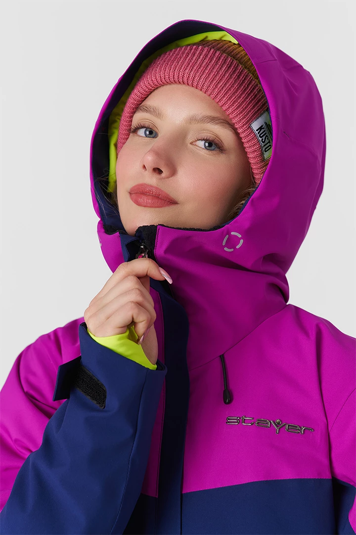 КУРТКА ГОРНОЛЫЖНАЯ УТЕПЛЕННАЯ ВОЛОГАТА женская 26-42533 72 изображение 8