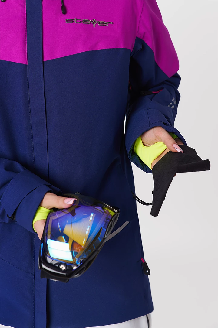 КУРТКА ГОРНОЛЫЖНАЯ УТЕПЛЕННАЯ ВОЛОГАТА женская 26-42533 72 изображение 13