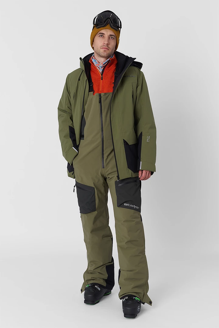 ПОЛУКОМБИНЕЗОН ГОРНОЛЫЖНЫЙ УТЕПЛЕННЫЙ АЯН мужской 25-12214 56 изображение 4