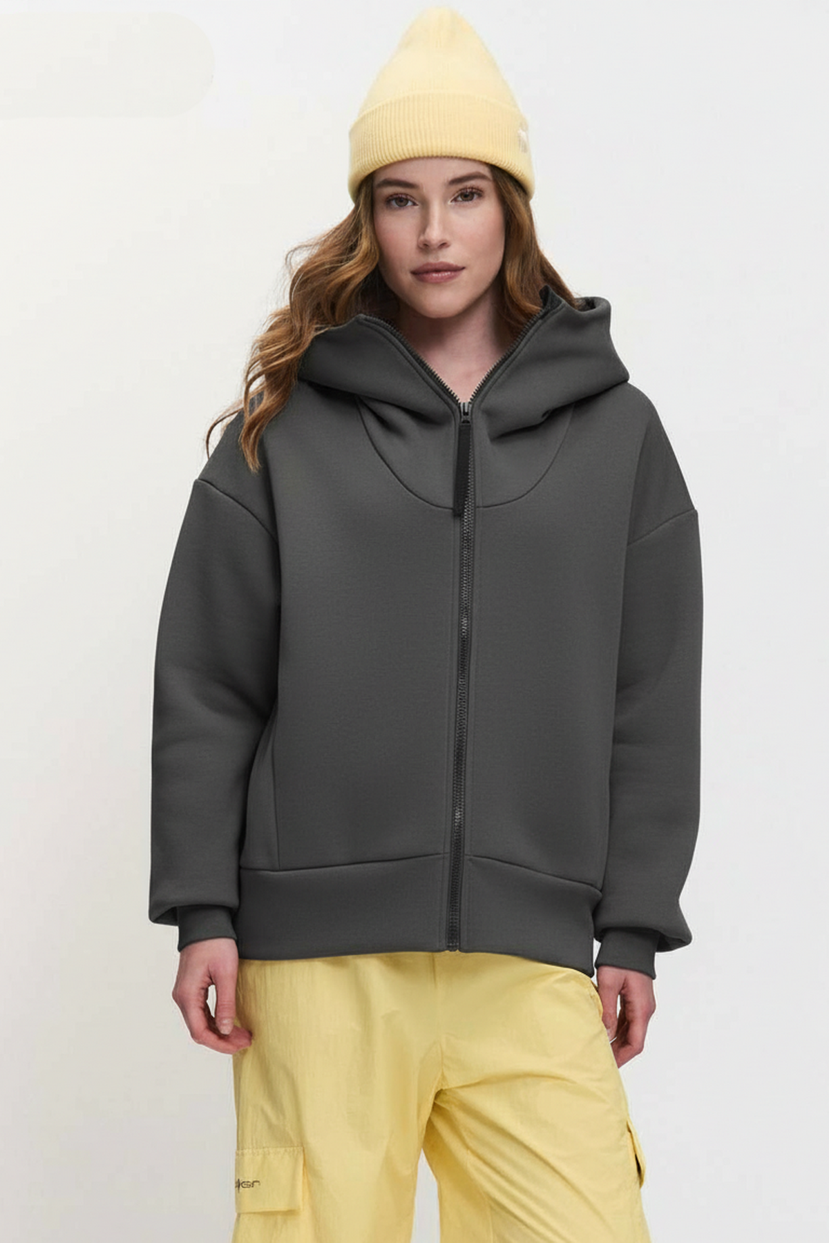 ДЖЕМПЕР ТРИКОТАЖНЫЙ ХЛОПКОВЫЙ НА МОЛНИИ женский 26-71822 50 изображение 2