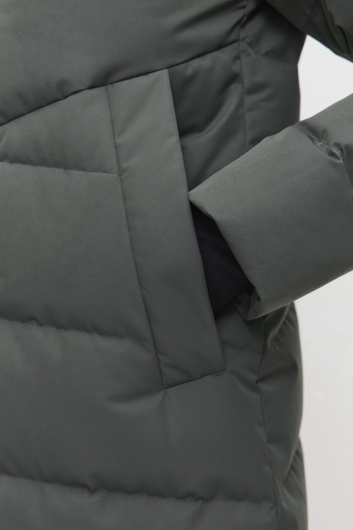 ПУХОВИК ЖЕНСКИЙ ДЛИННЫЙ женский 25-48624 56 изображение 7