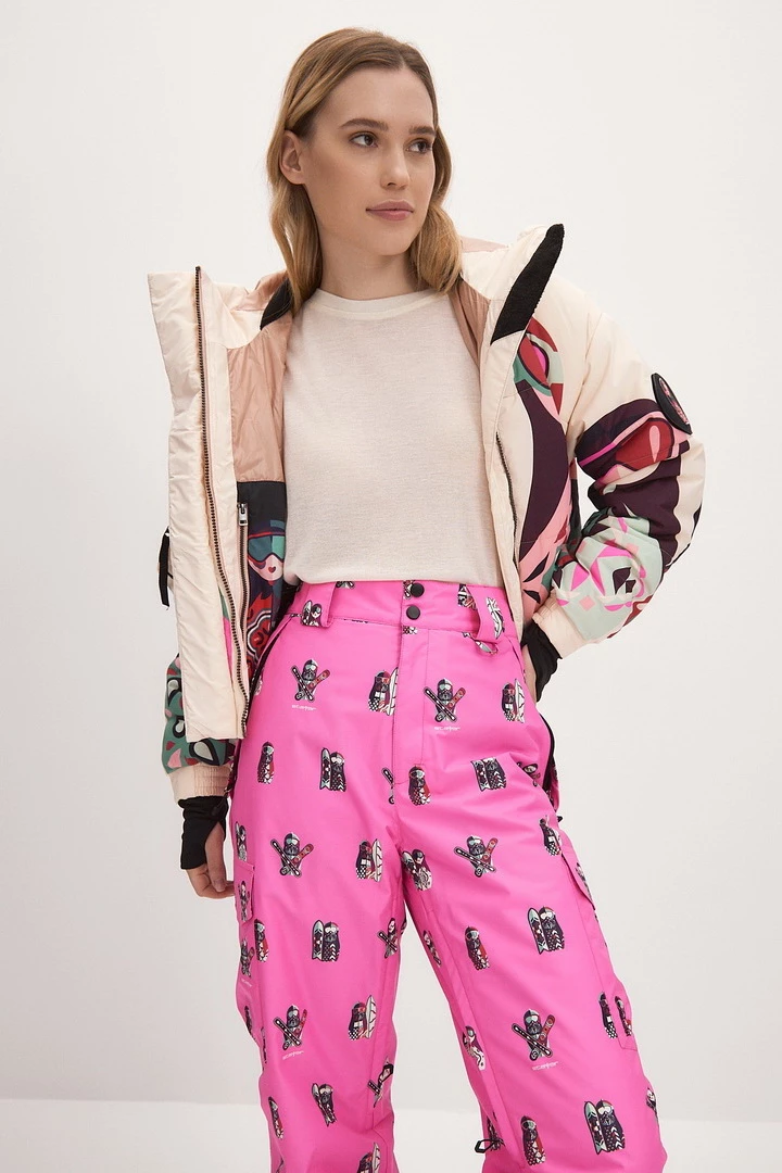 БРЮКИ ГОРНОЛЫЖНЫЕ УТЕПЛЕННЫЕ ТАКЛИК женские 24-22534 76 изображение 3