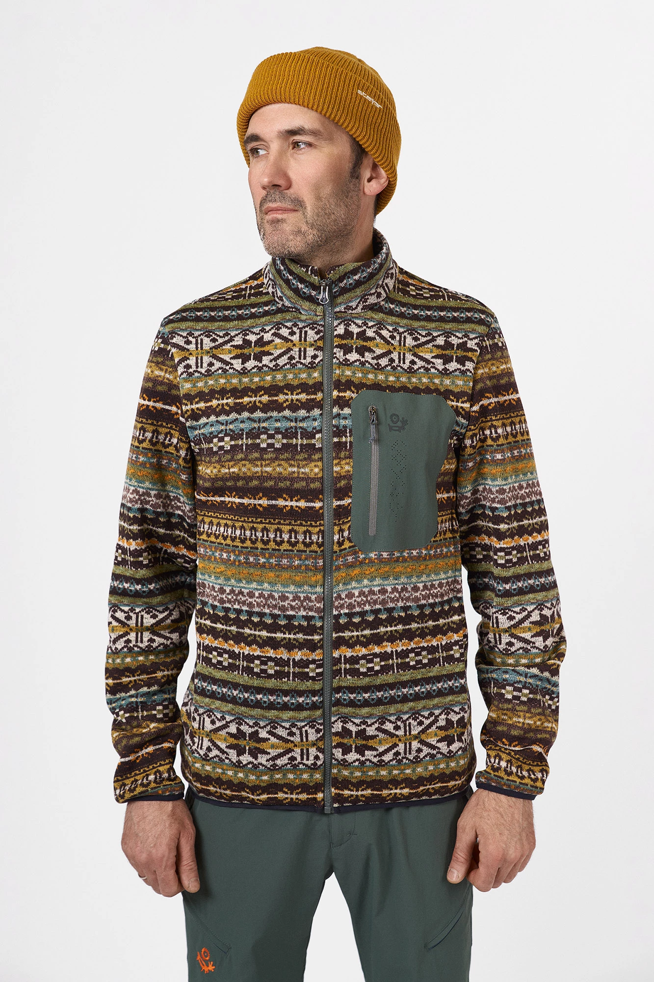 ДЖЕМПЕР ИЗ ETNIC FLEECE мужской 26-71404 56 изображение 1
