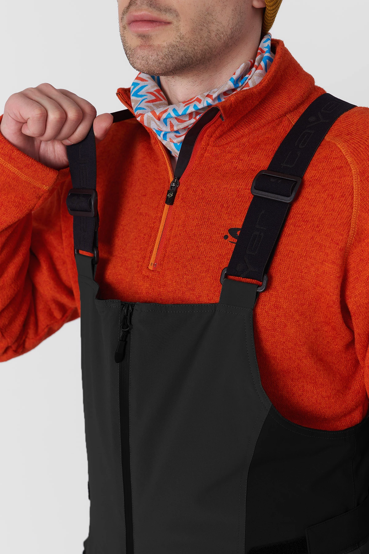 ПОЛУКОМБИНЕЗОН ГОРНОЛЫЖНЫЙ УТЕПЛЕННЫЙ АЯН мужской 25-12214 10 изображение 6