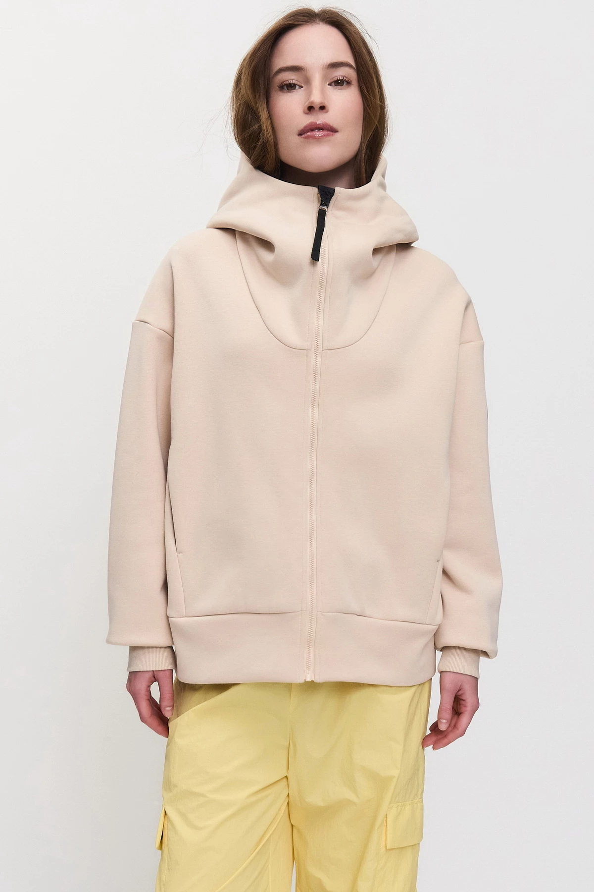 ДЖЕМПЕР ТРИКОТАЖНЫЙ ХЛОПКОВЫЙ НА МОЛНИИ женский 26-71822 06 изображение 4