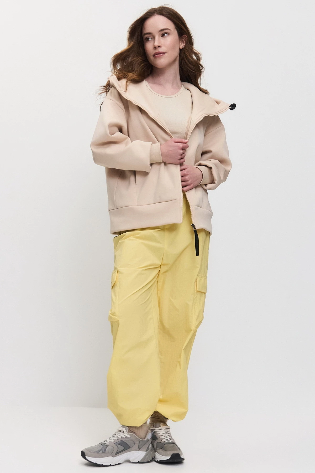 ДЖЕМПЕР ТРИКОТАЖНЫЙ ХЛОПКОВЫЙ НА МОЛНИИ женский 26-71822 06 изображение 3