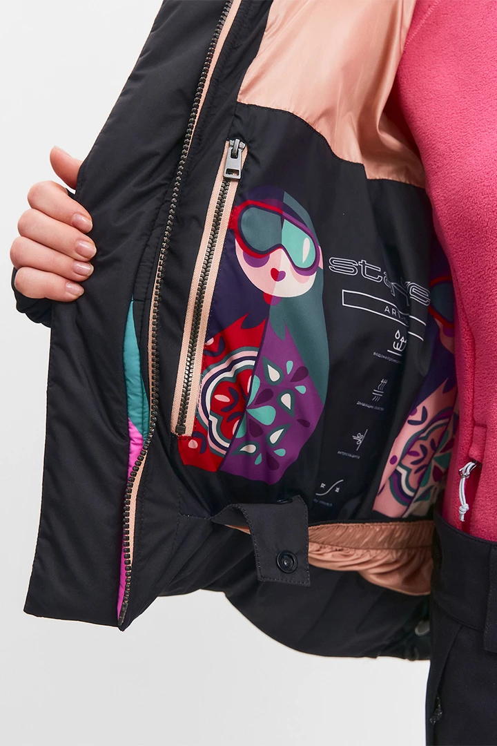 Куртка горнолыжная Матрешка женская 25-42523 10 изображение 14