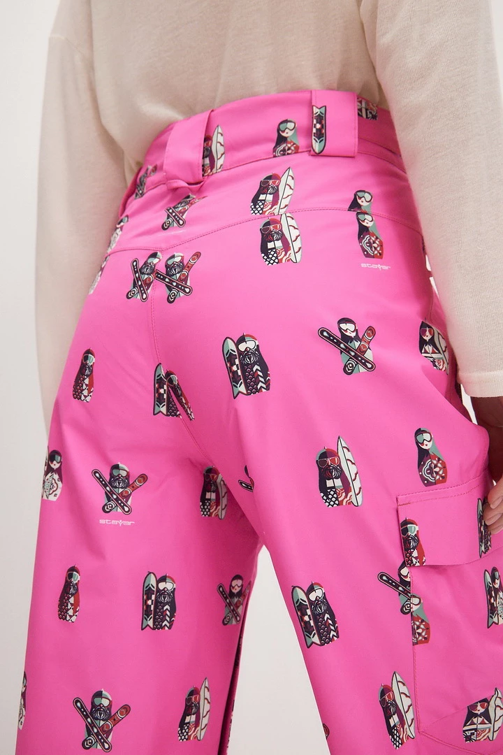 БРЮКИ ГОРНОЛЫЖНЫЕ УТЕПЛЕННЫЕ ТАКЛИК женские 24-22534 76 изображение 12