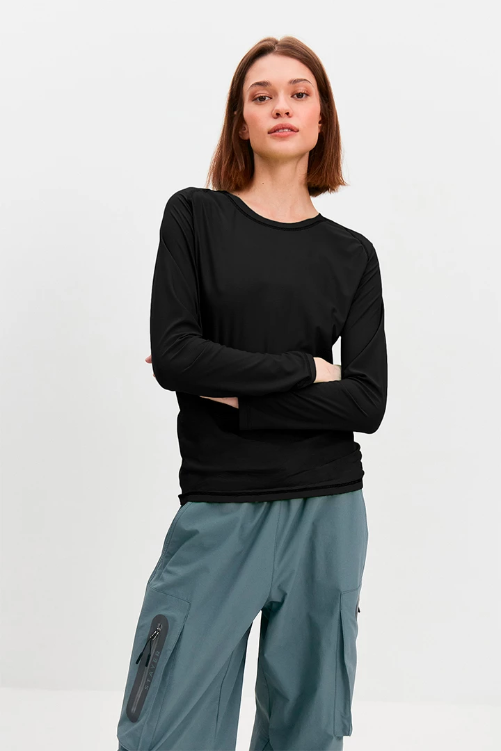 Футболка c длинным рукавом Рашгард Unisex 25-82305 10 изображение 5