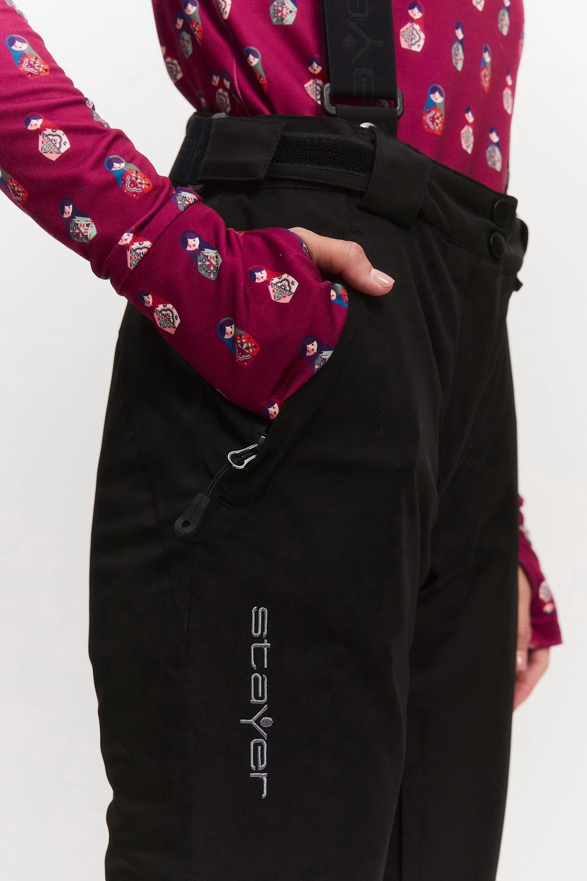 Горнолыжные брюки женские 25-22343 10 изображение 9