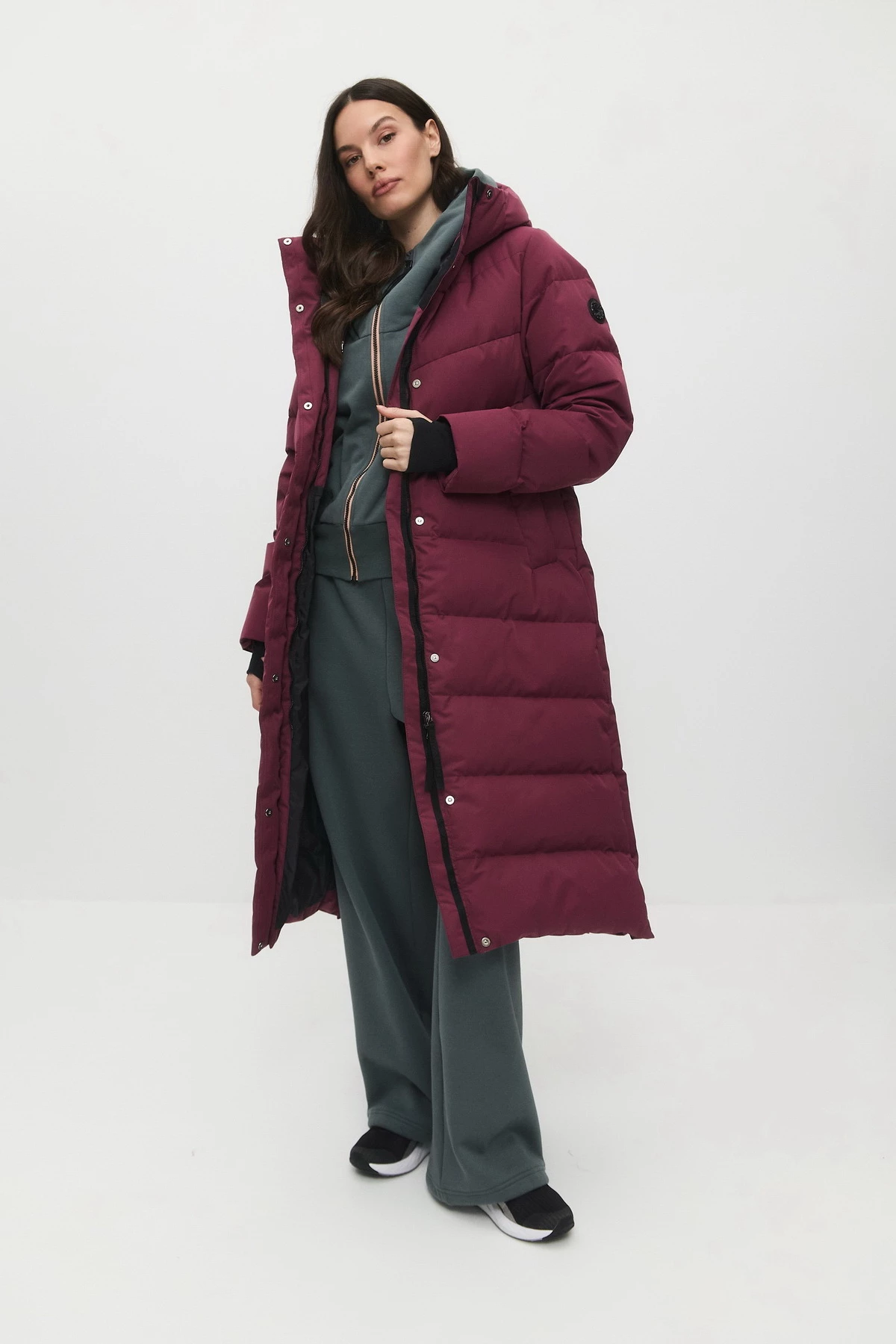 ПУХОВИК ЖЕНСКИЙ ДЛИННЫЙ женский 25-48624 79 изображение 1