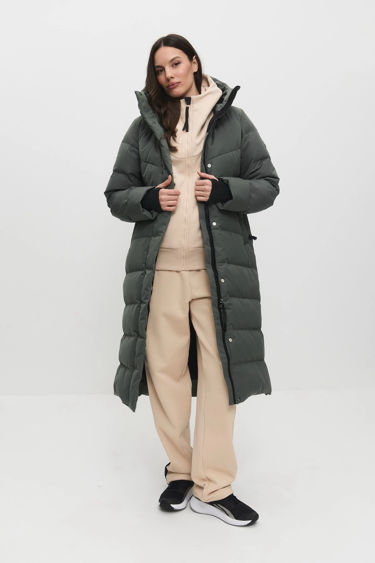 ПУХОВИК ЖЕНСКИЙ ДЛИННЫЙ женский 25-48624 56 изображение 2