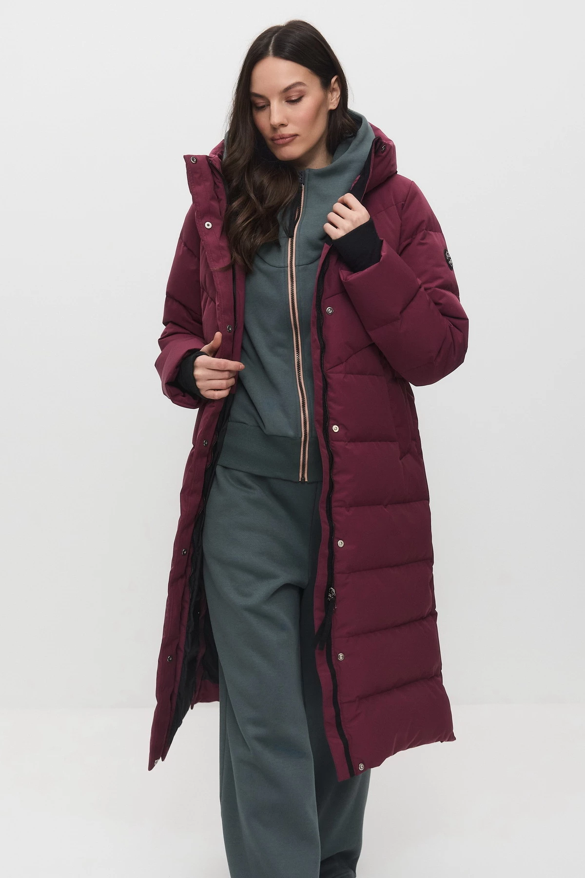 ПУХОВИК ЖЕНСКИЙ ДЛИННЫЙ женский 25-48624 79 изображение 5