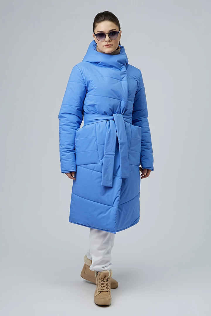 Пальто утепленное женское 22-47647 40 изображение 4