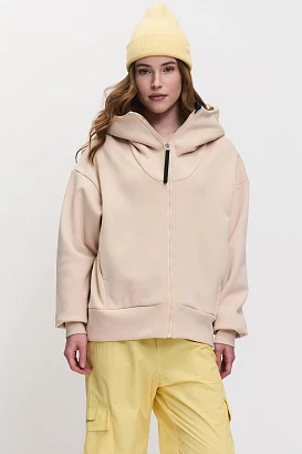 ДЖЕМПЕР ТРИКОТАЖНЫЙ ХЛОПКОВЫЙ НА МОЛНИИ