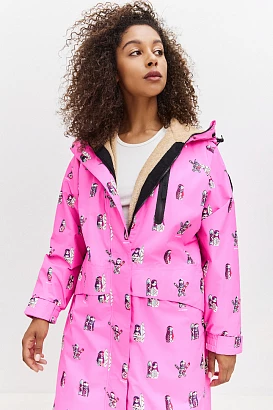 Мембранный плащ утепленный